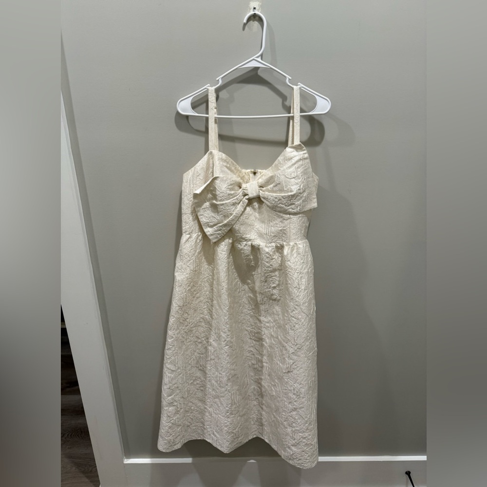 Lily Pulitzer- Ellara Jacquard Midi Bow dress